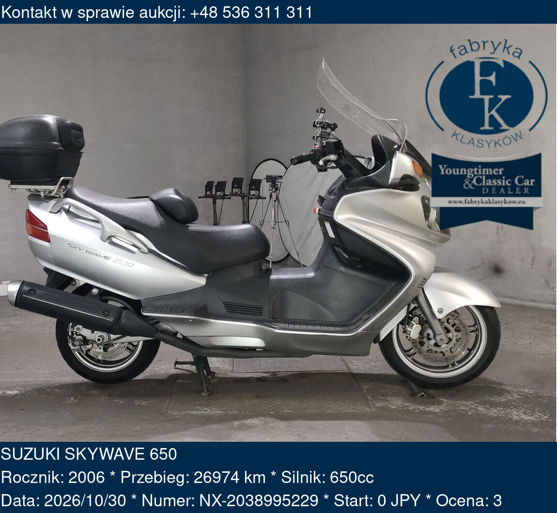 SUZUKI SKYWAVE 650 2006 - zdjęcie 2