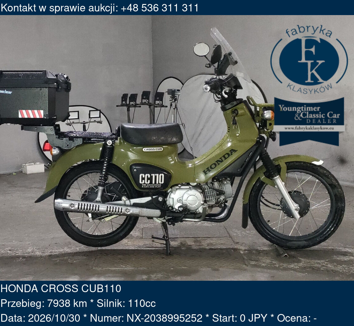 HONDA CROSS CUB110 - zdjęcie 2