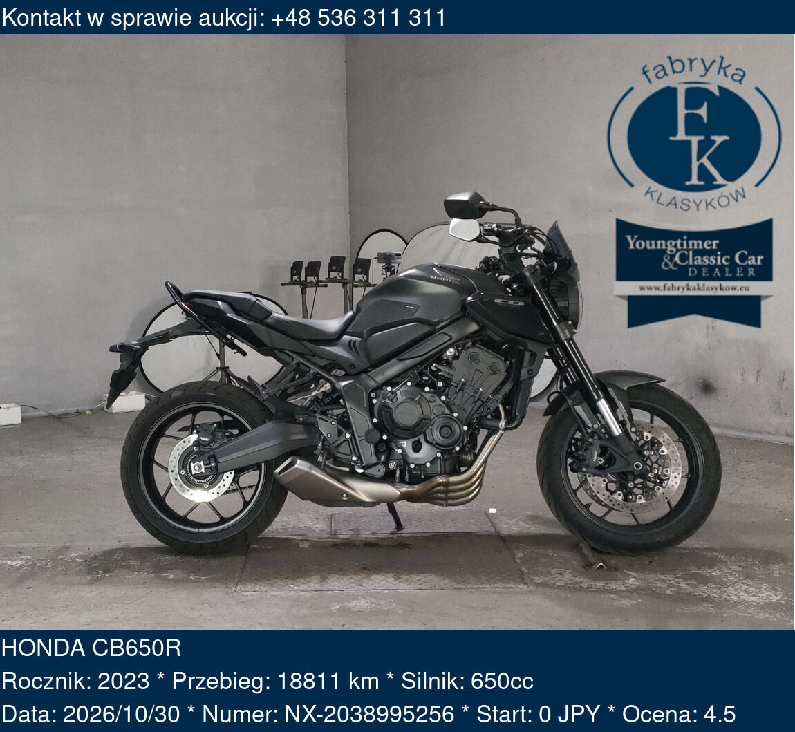 HONDA CB650R 2023 - zdjęcie 2