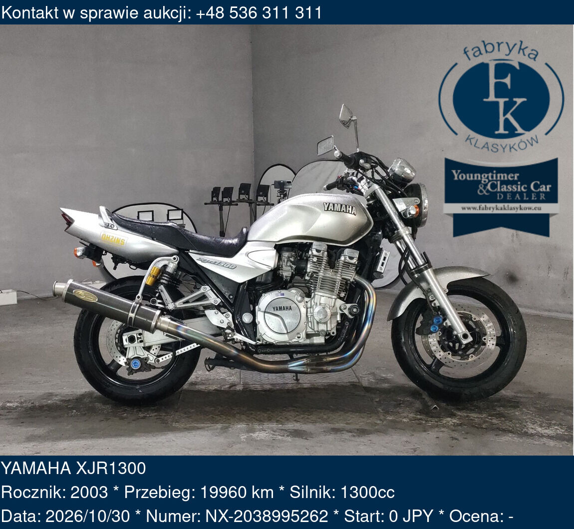 YAMAHA XJR1300 2003 - zdjęcie 2