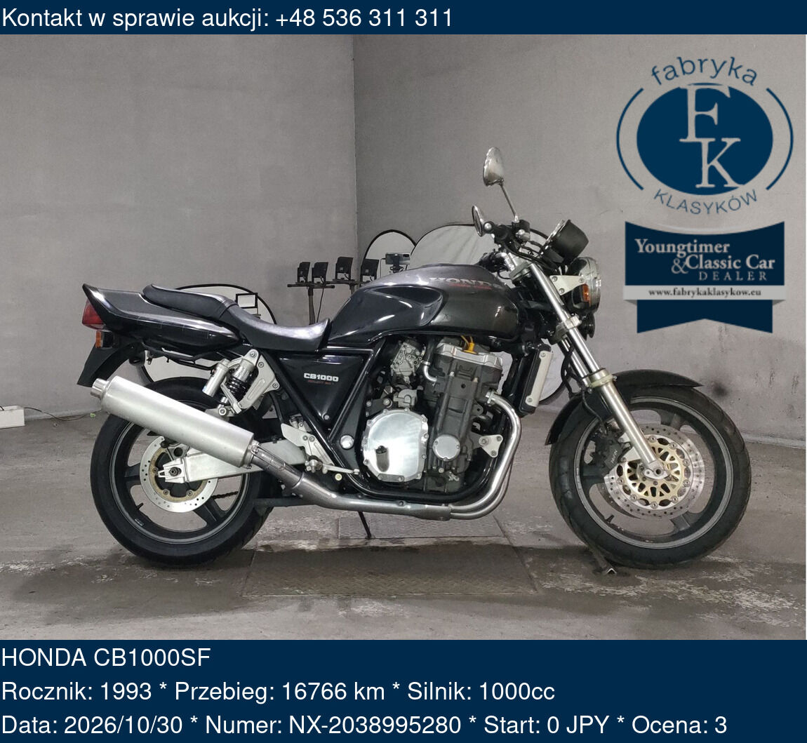 HONDA CB1000SF 1993 - zdjęcie 2