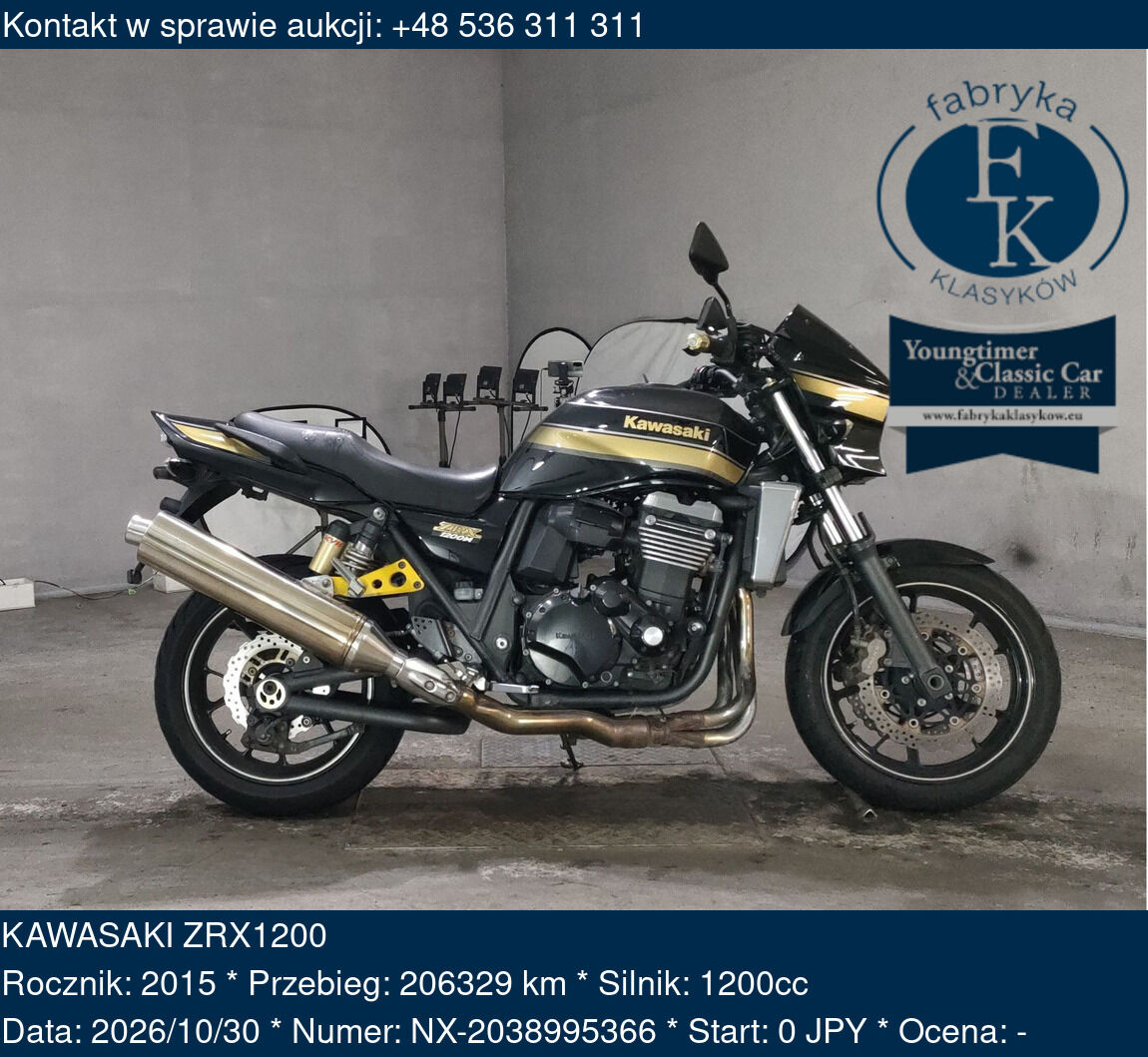 KAWASAKI ZRX1200 2015 - zdjęcie 2