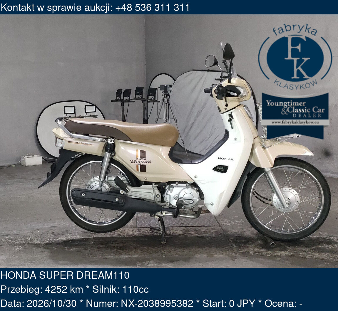 HONDA SUPER DREAM110  - zdjęcie 2
