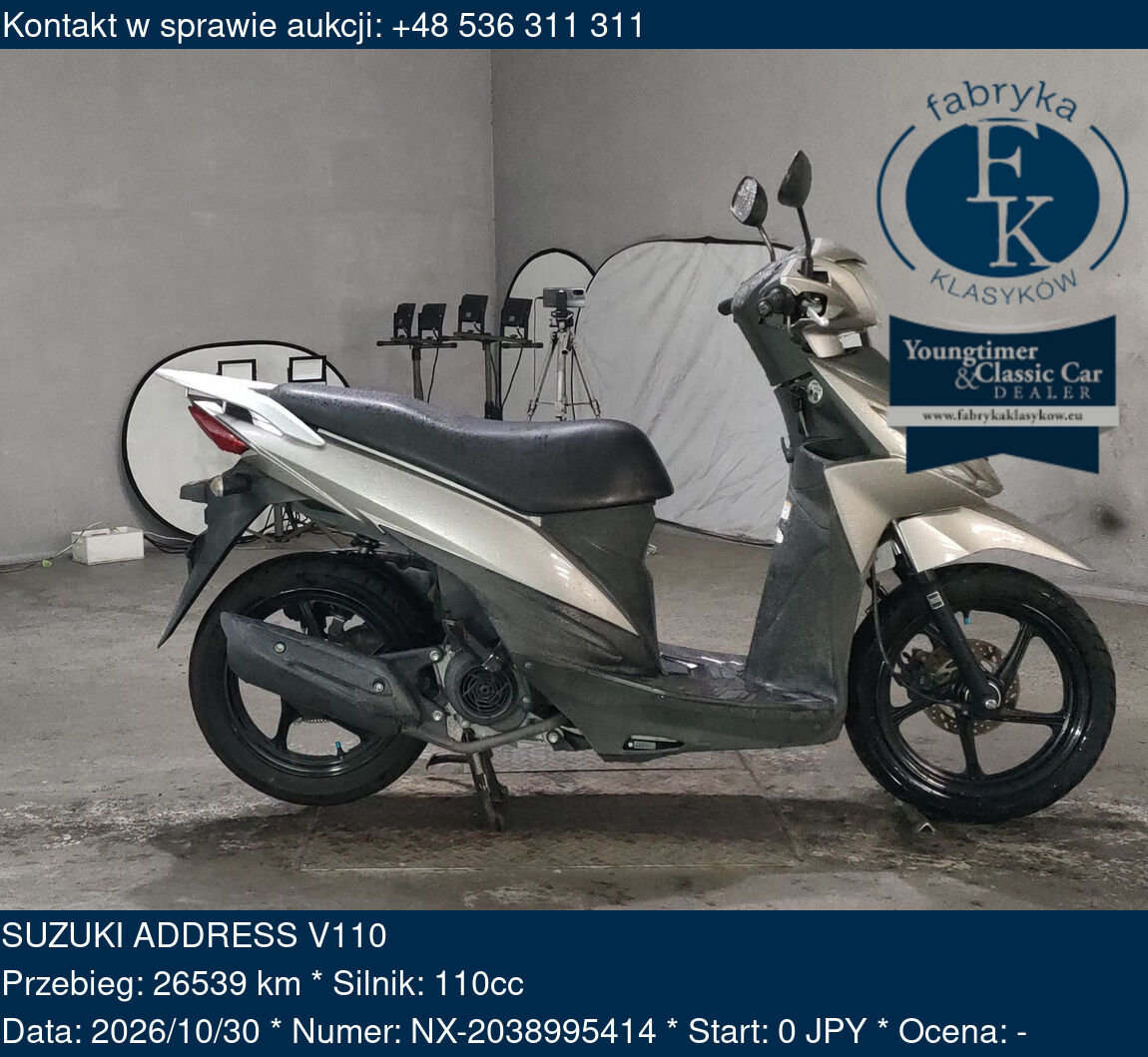 SUZUKI ADDRESS V110  - zdjęcie 2