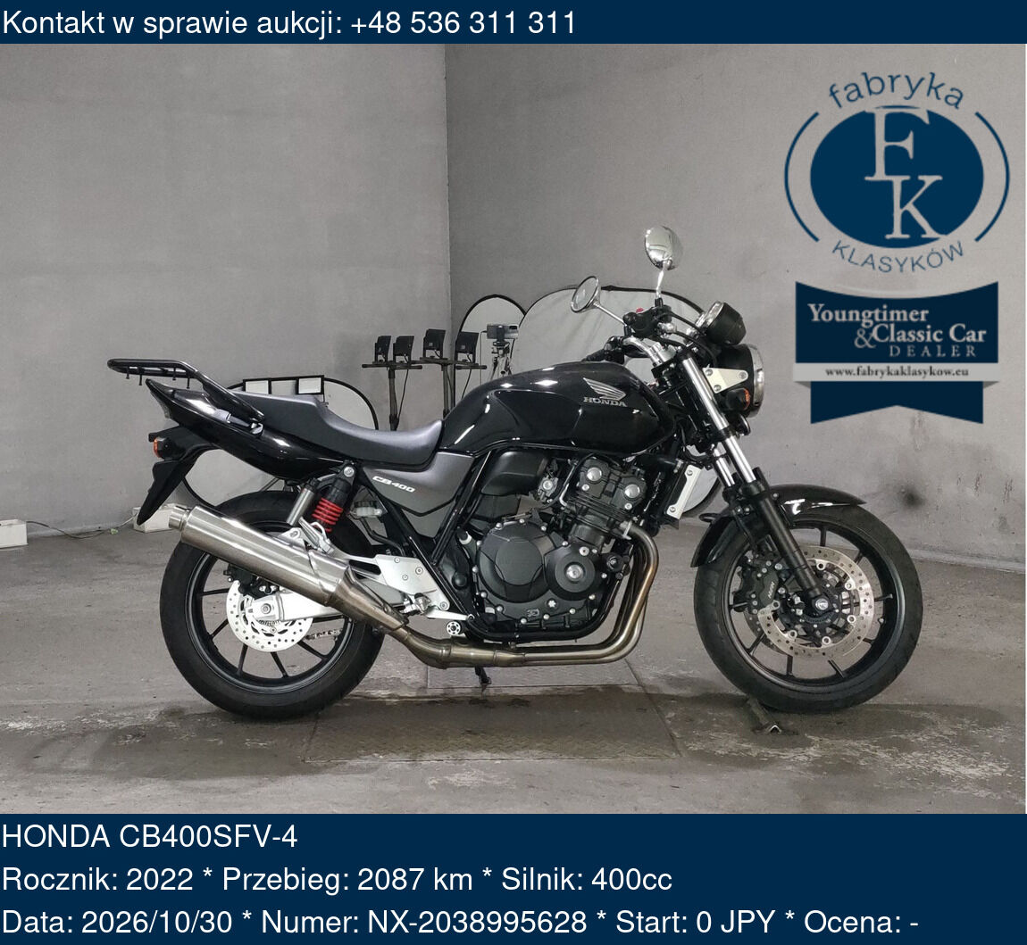HONDA CB400SFV-4 2022 - zdjęcie 2