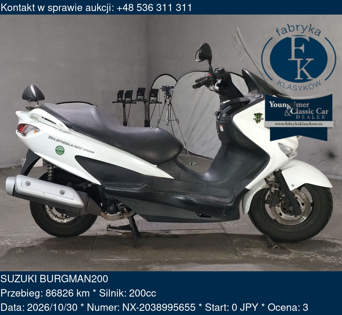 SUZUKI BURGMAN200  - zdjęcie 2