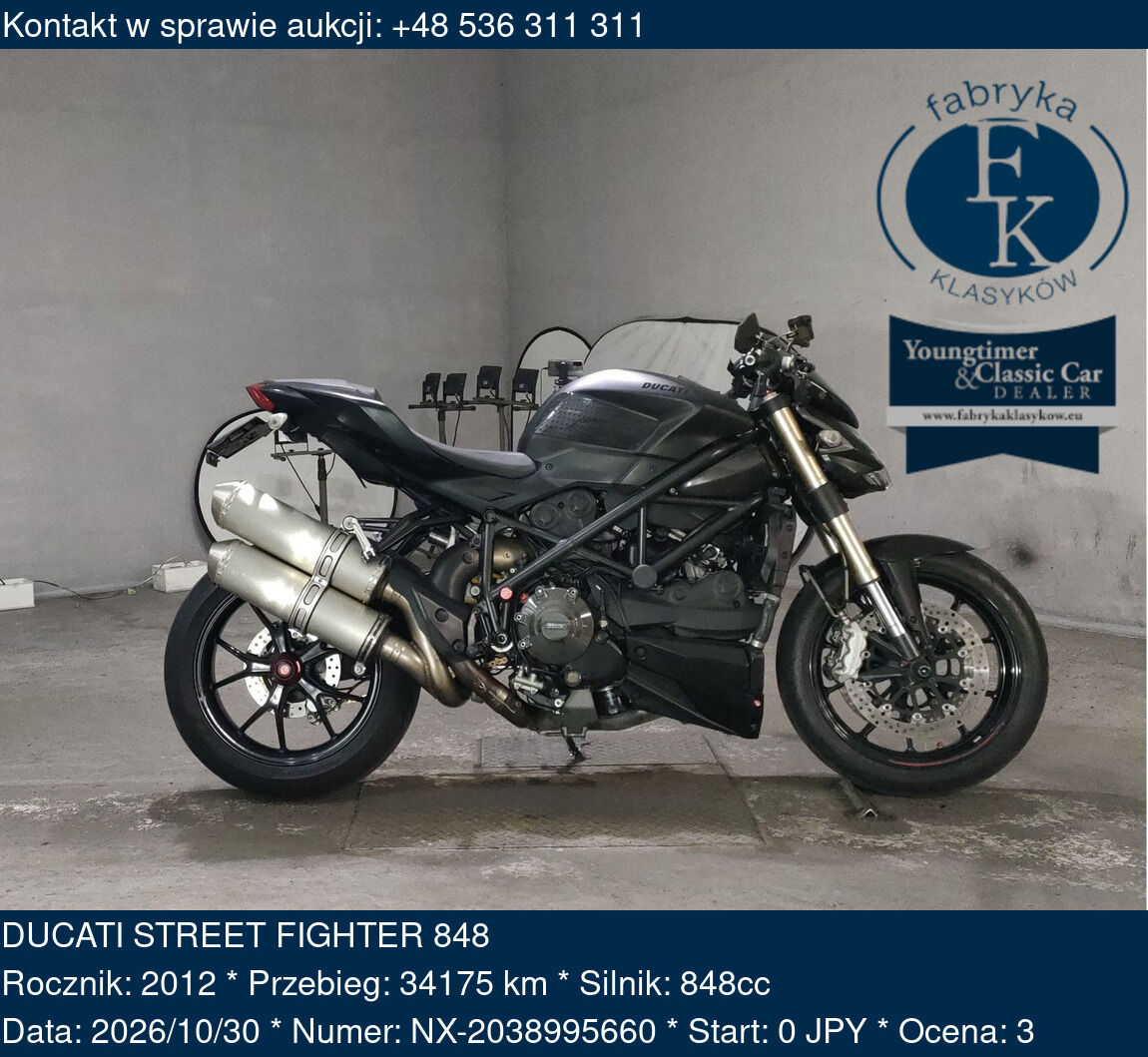 DUCATI STREET FIGHTER 848 2012 - zdjęcie 2