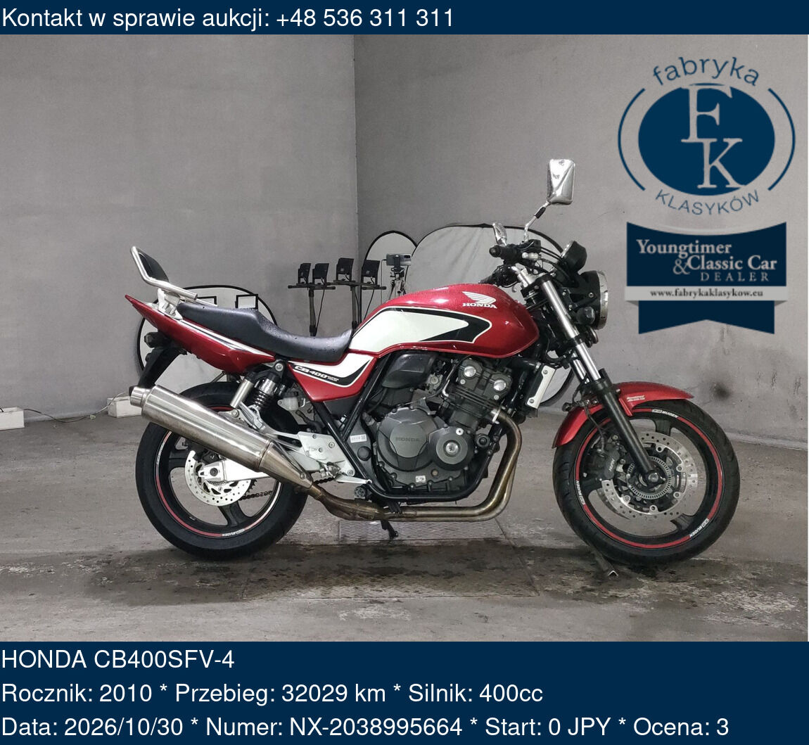 HONDA CB400SFV-4 2010 - zdjęcie 2