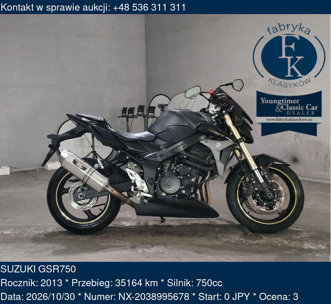 SUZUKI GSR750 2013 - zdjęcie 2