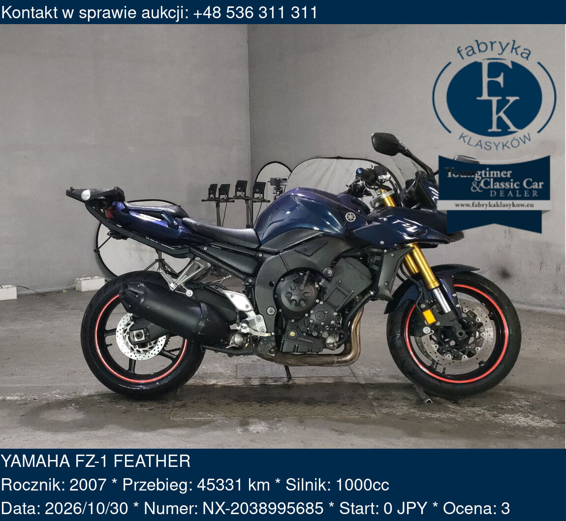 YAMAHA FZ-1 FEATHER 2007 - zdjęcie 2