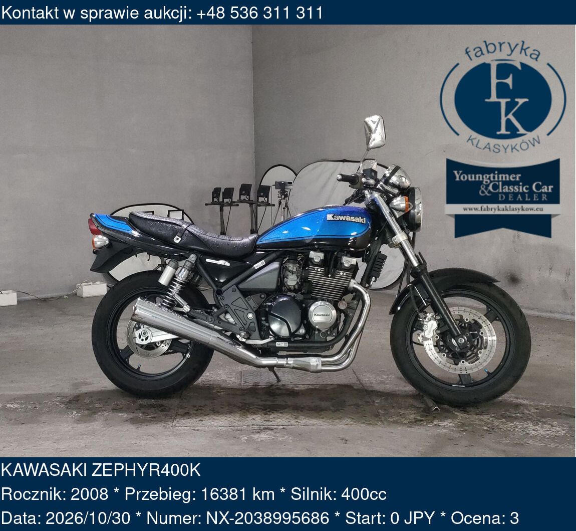 KAWASAKI ZEPHYR400K 2008 - zdjęcie 2
