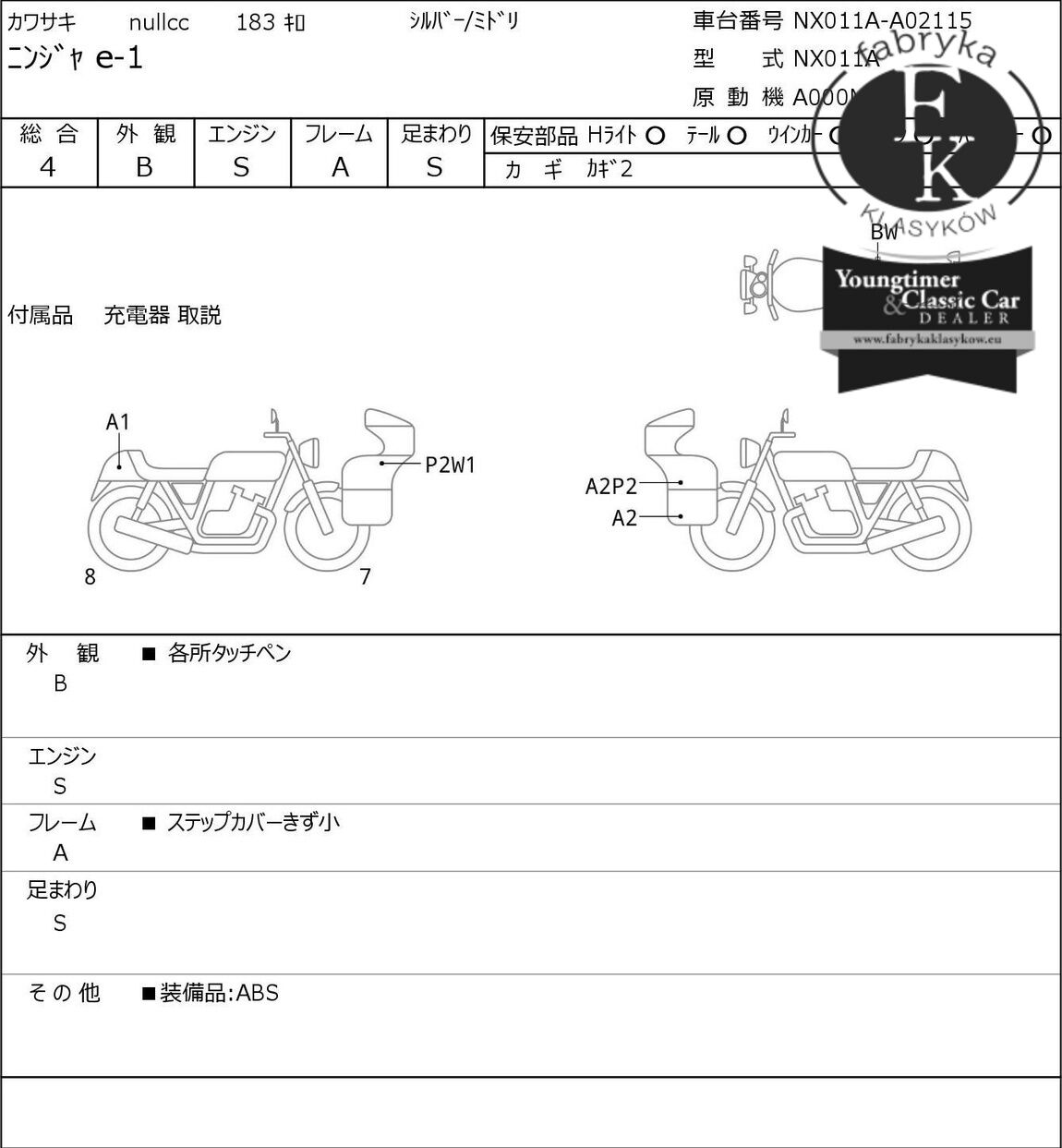 KAWASAKI NINJA E-1  - zdjęcie 7