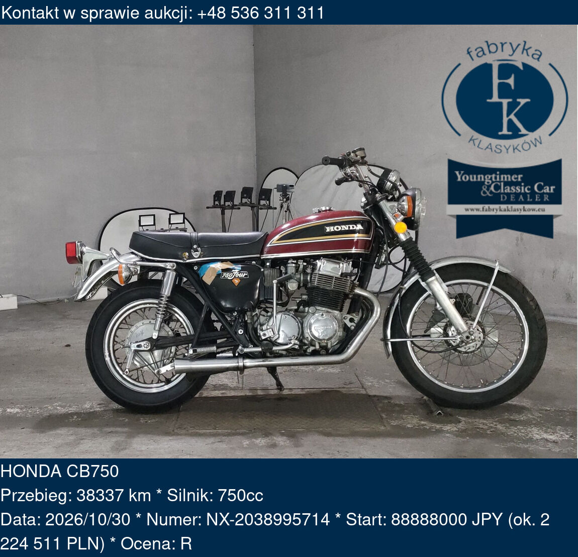 HONDA CB750  - zdjęcie 2