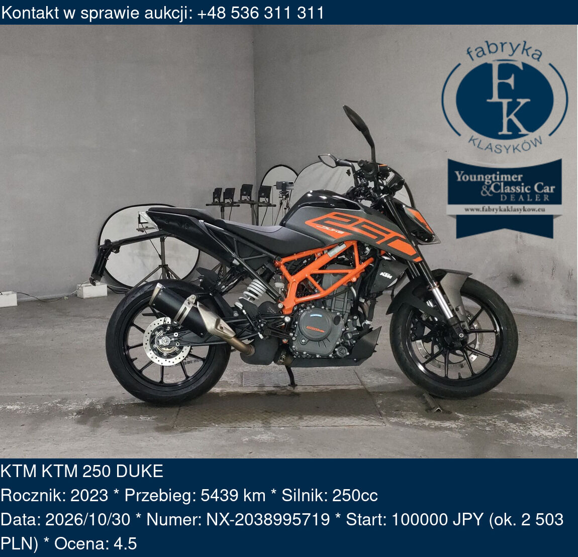 KTM KTM 250 DUKE 2023 - zdjęcie 2