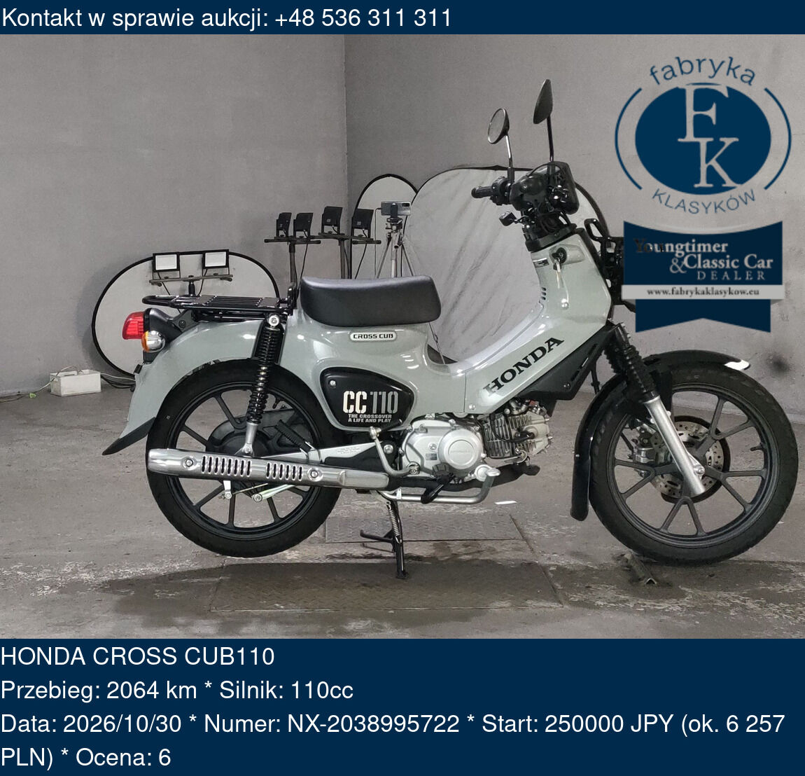 HONDA CROSS CUB110 - zdjęcie 2