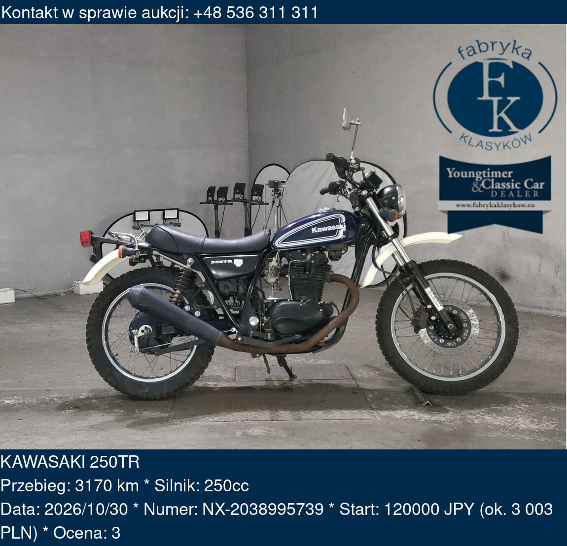 KAWASAKI 250TR  - zdjęcie 2