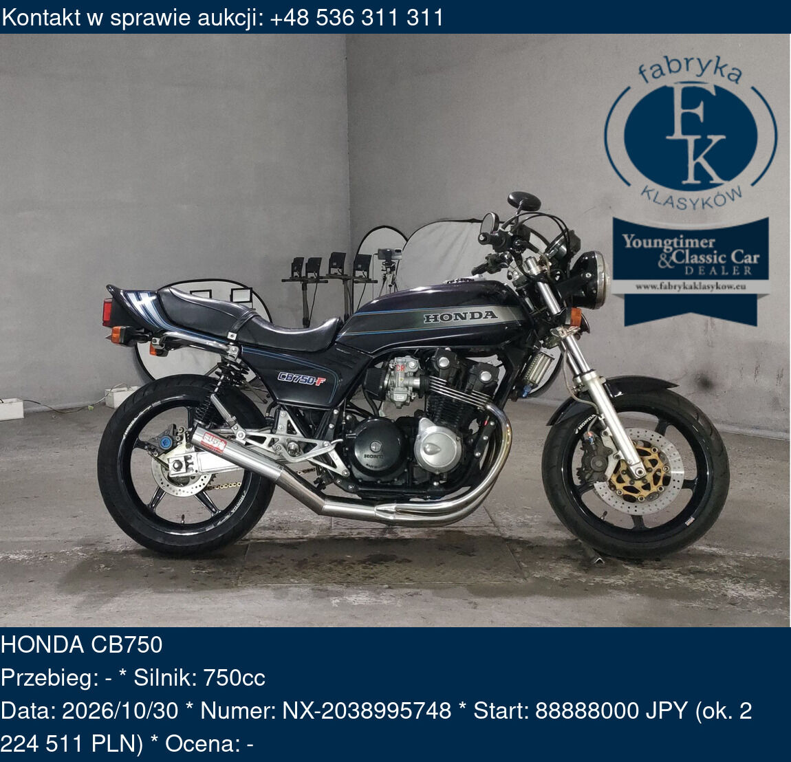 HONDA CB750 - zdjęcie 2