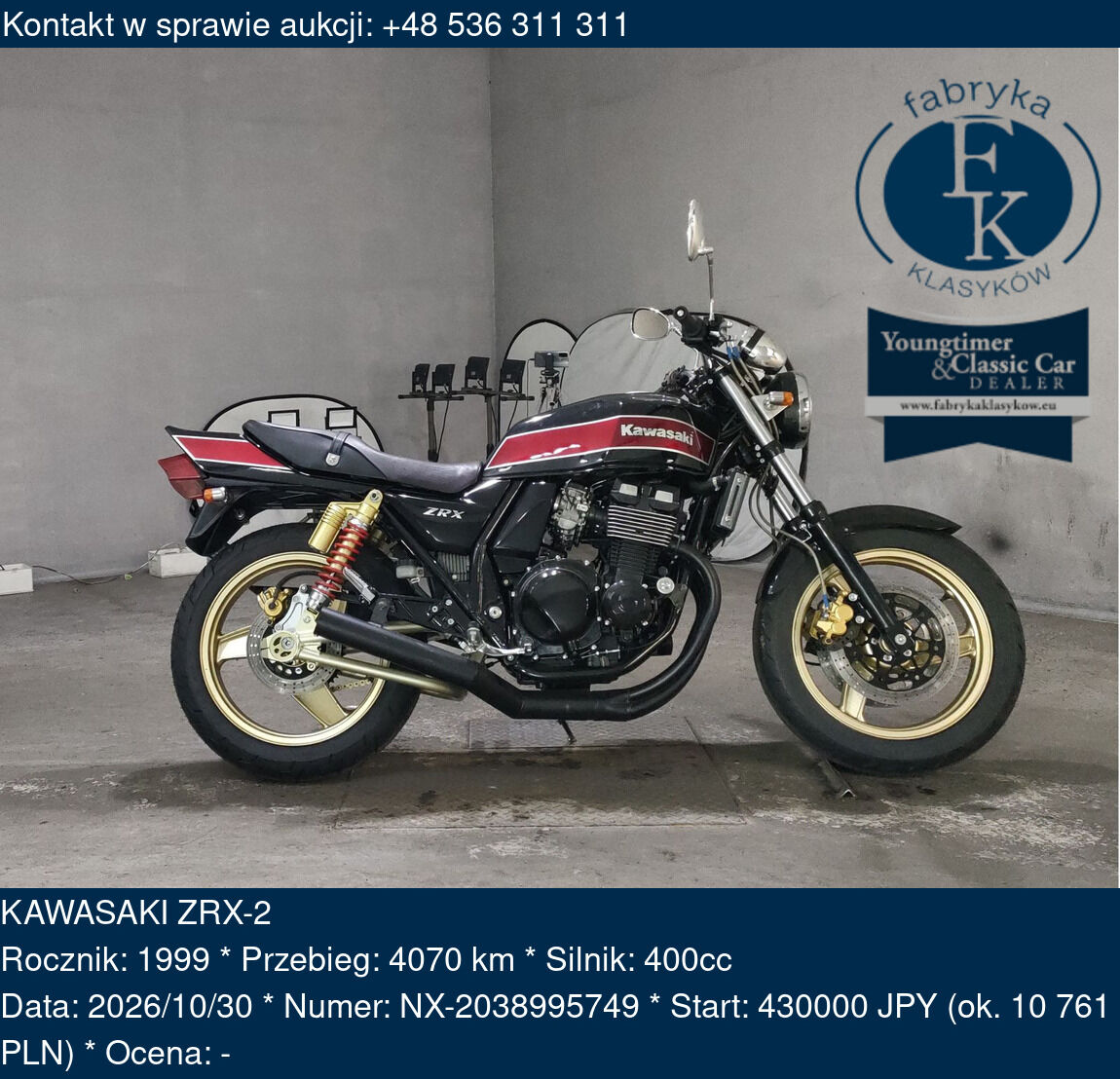 KAWASAKI ZRX-2 1999 - zdjęcie 2