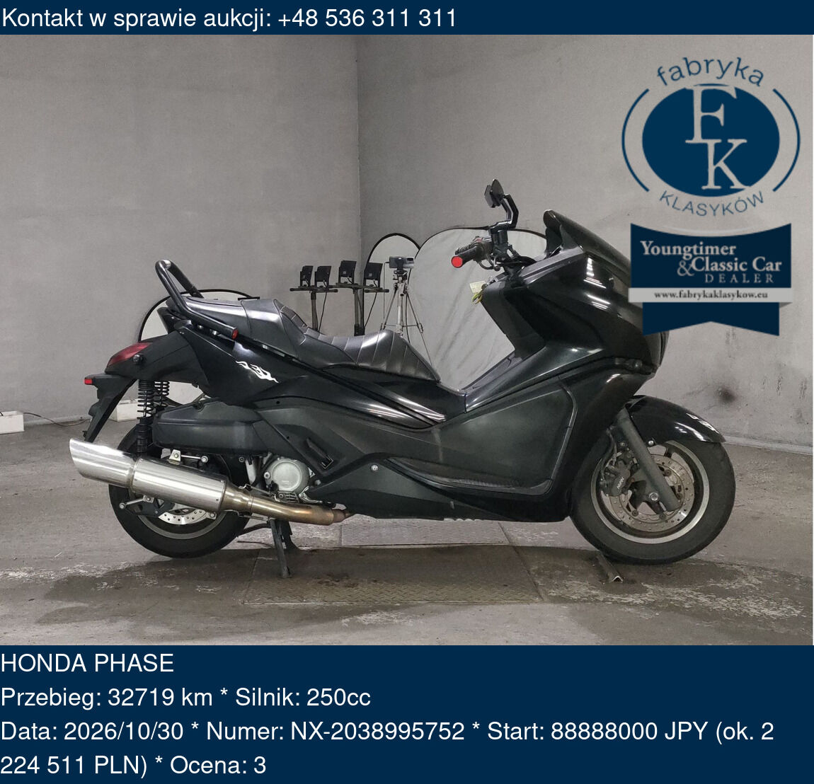 HONDA PHASE  - zdjęcie 2