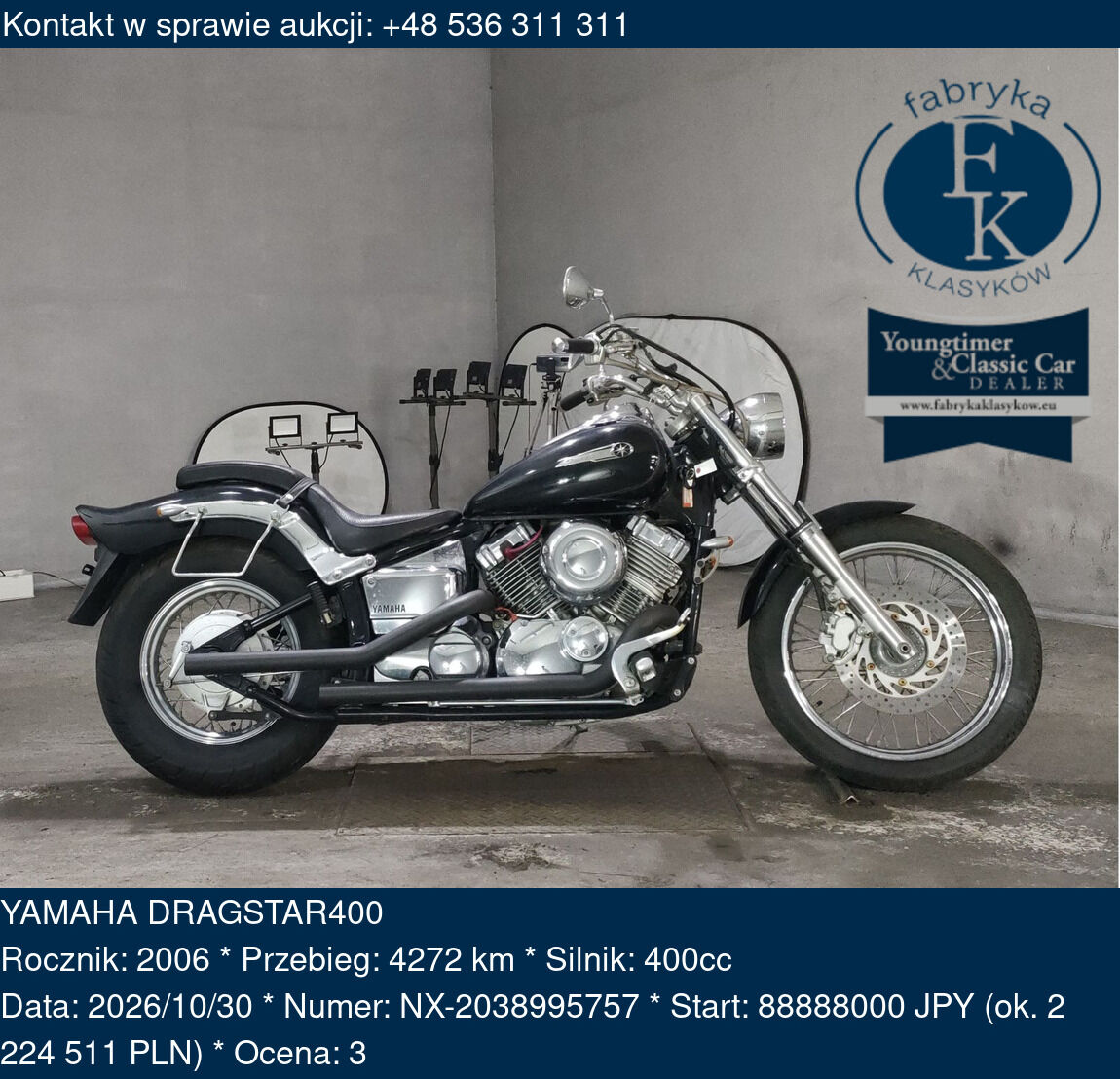 YAMAHA DRAGSTAR400 2006 - zdjęcie 2