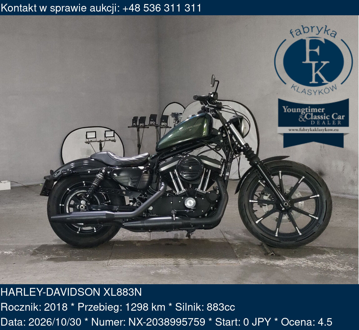 HARLEY-DAVIDSON XL883N 2018 - zdjęcie 2