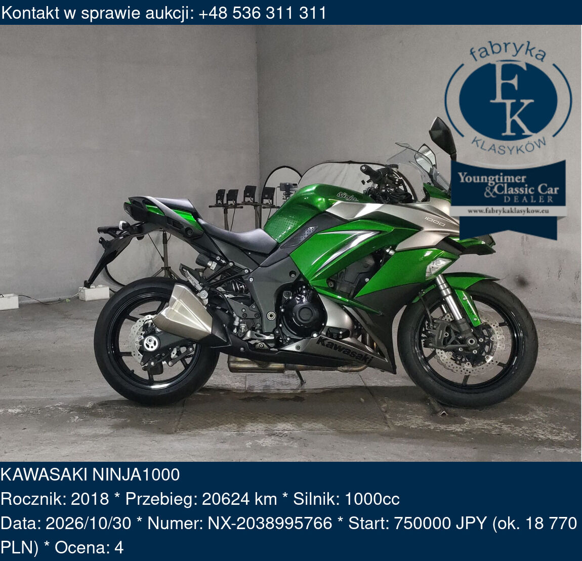 KAWASAKI NINJA1000 2018 - zdjęcie 2