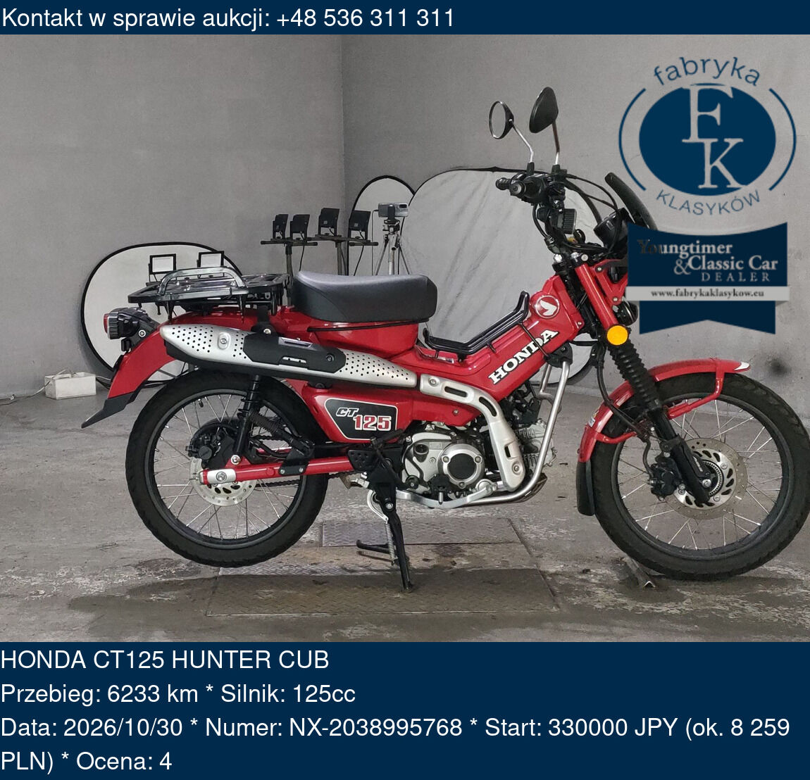 HONDA CT125 HUNTER CUB  - zdjęcie 2
