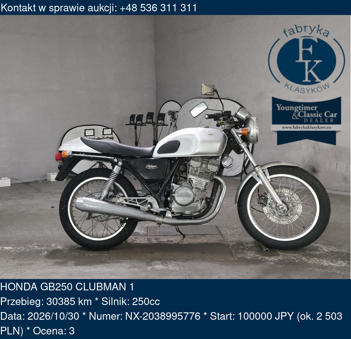 HONDA GB250 CLUBMAN 1  - zdjęcie 2