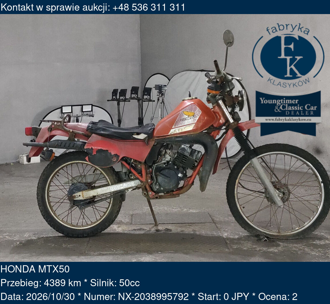 HONDA MTX50 - zdjęcie 2