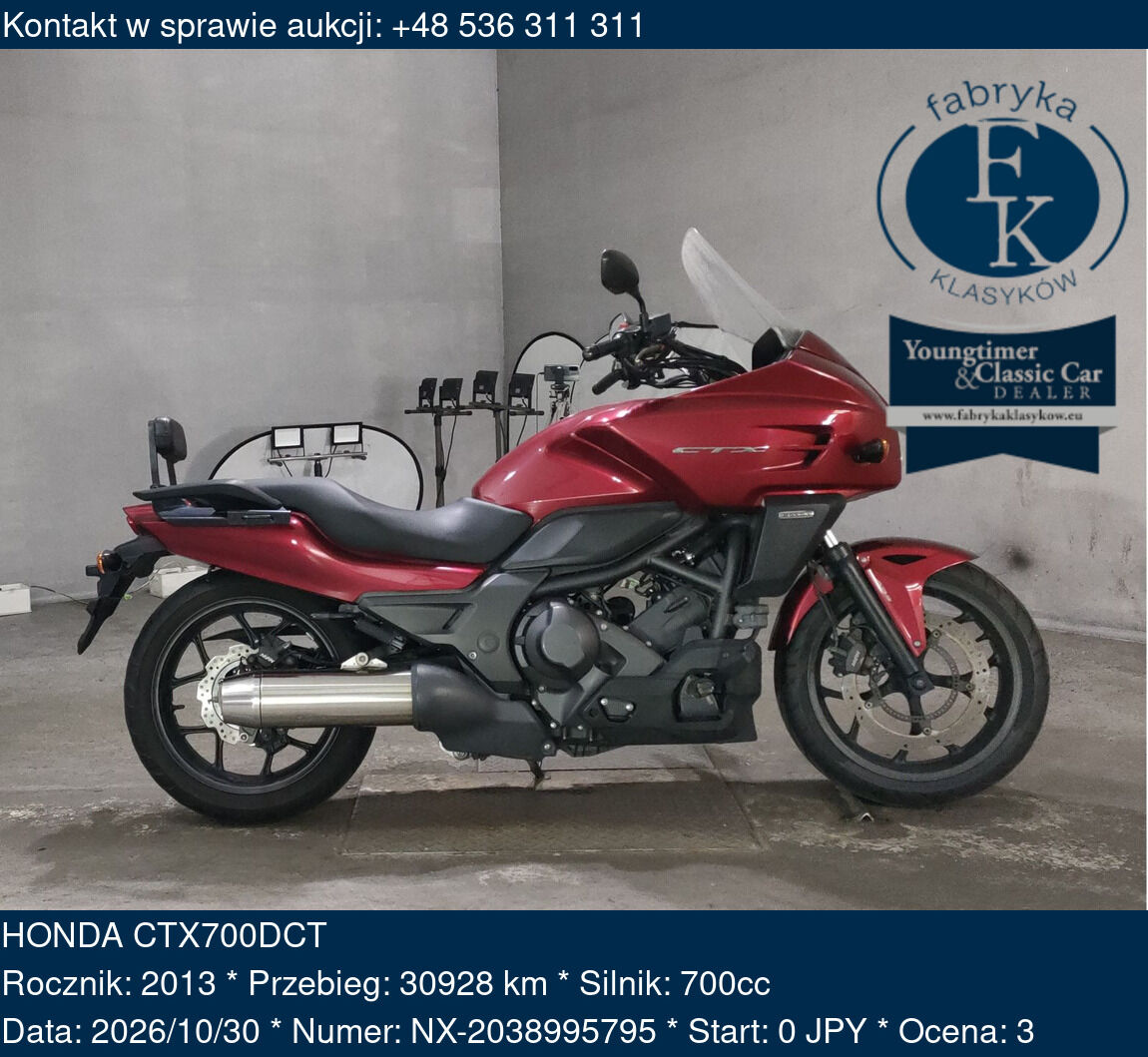 HONDA CTX700DCT 2013 - zdjęcie 2