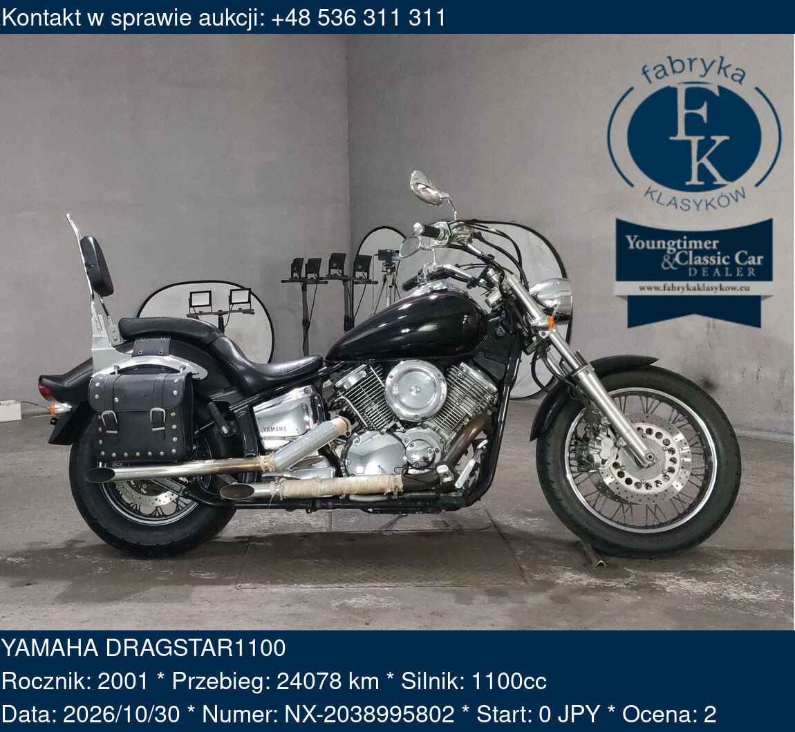 YAMAHA DRAGSTAR1100 2001 - zdjęcie 2