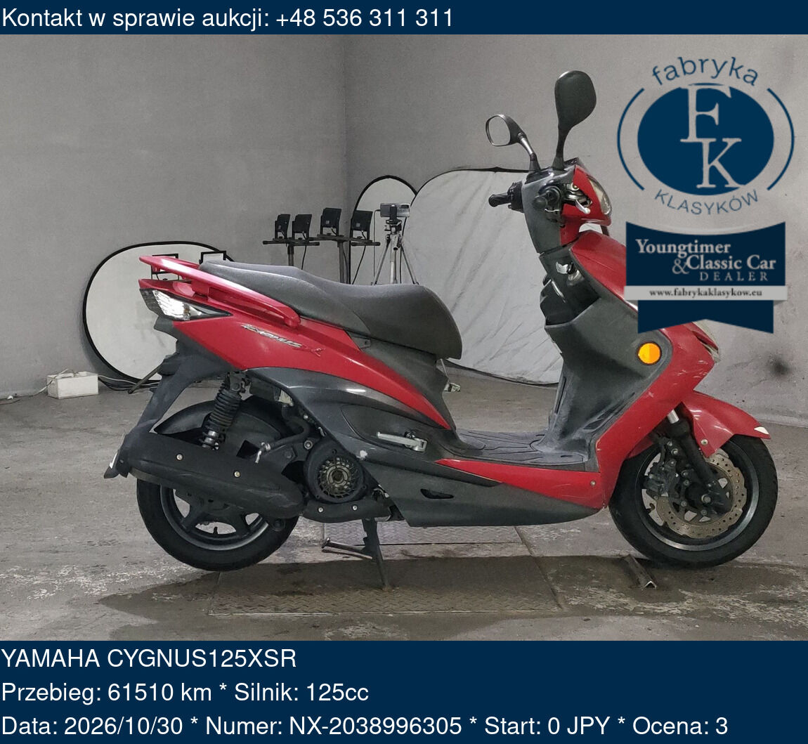 YAMAHA CYGNUS125XSR  - zdjęcie 2