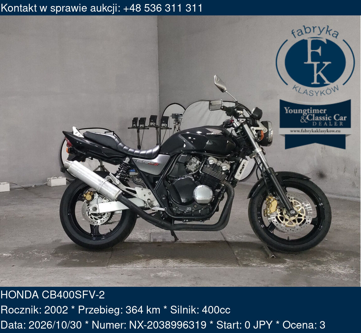 HONDA CB400SFV-2 2002 - zdjęcie 2