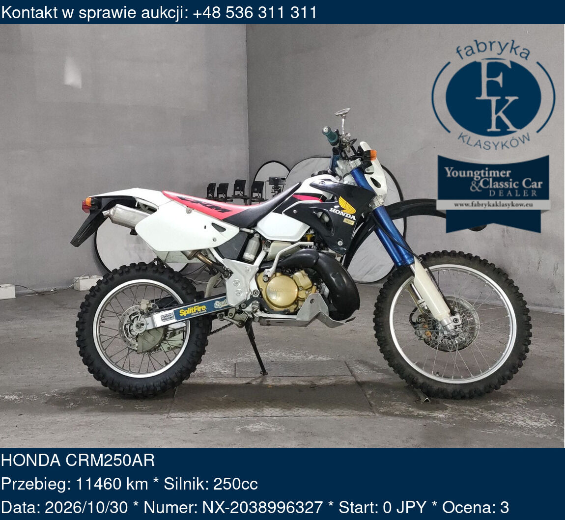HONDA CRM250AR - zdjęcie 2