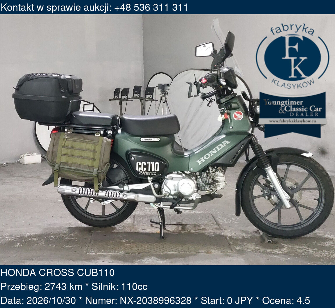 HONDA CROSS CUB110  - zdjęcie 2