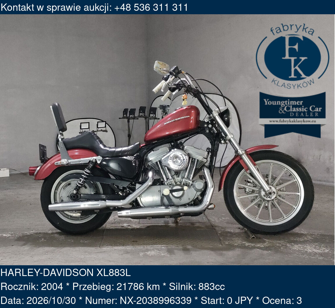 HARLEY-DAVIDSON XL883L 2004 - zdjęcie 2