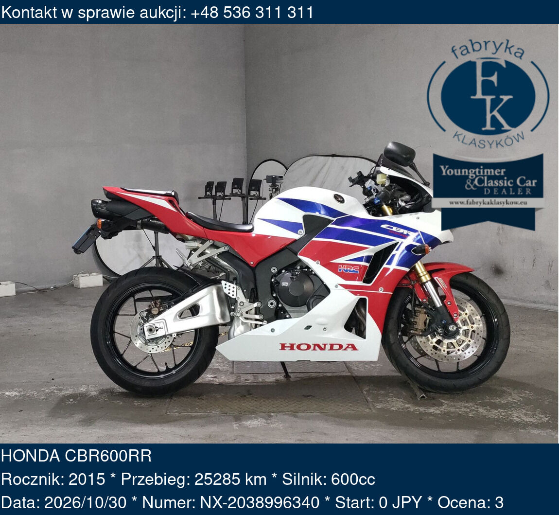 HONDA CBR600RR 2015 - zdjęcie 2
