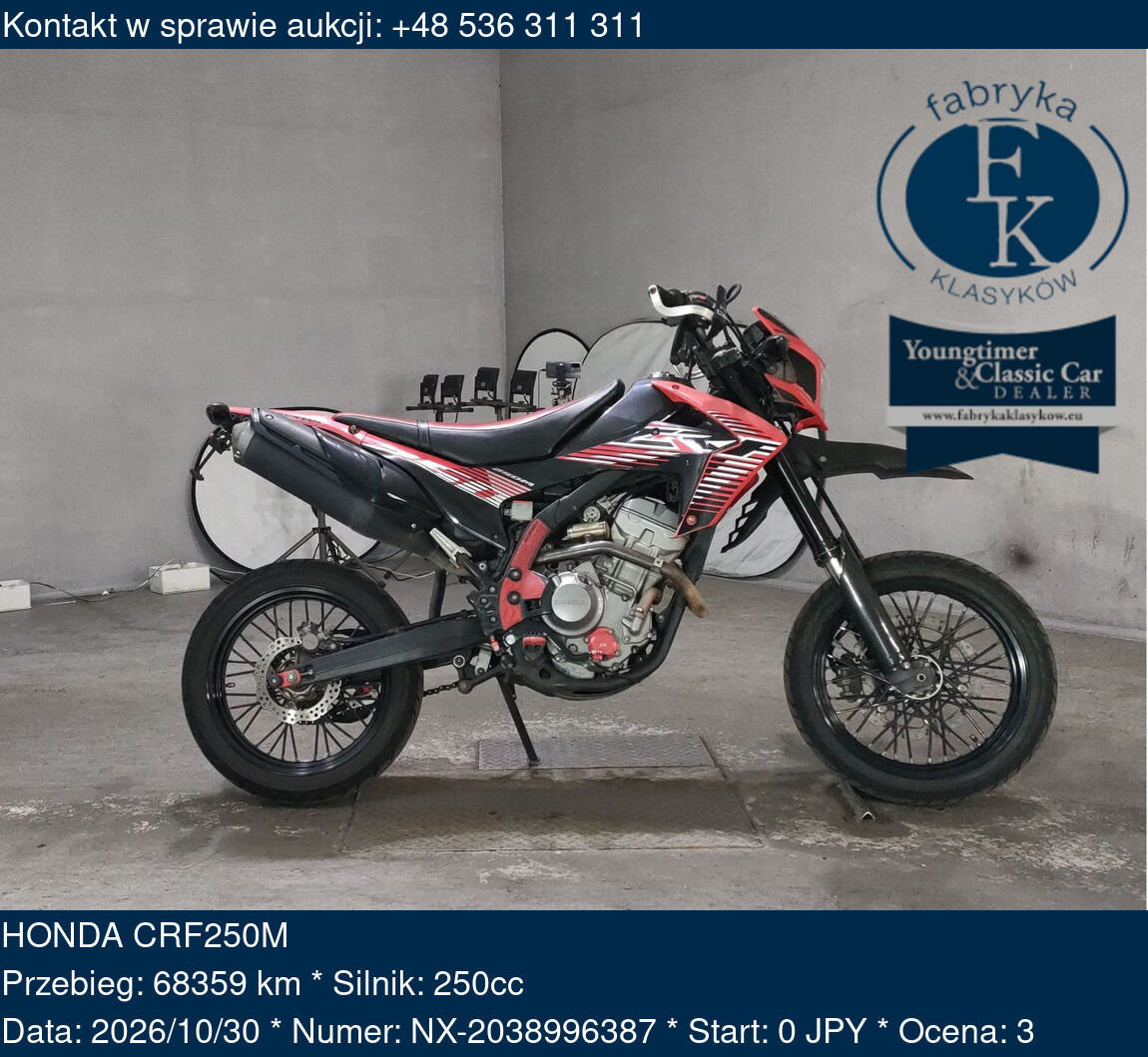 HONDA CRF250M - zdjęcie 2