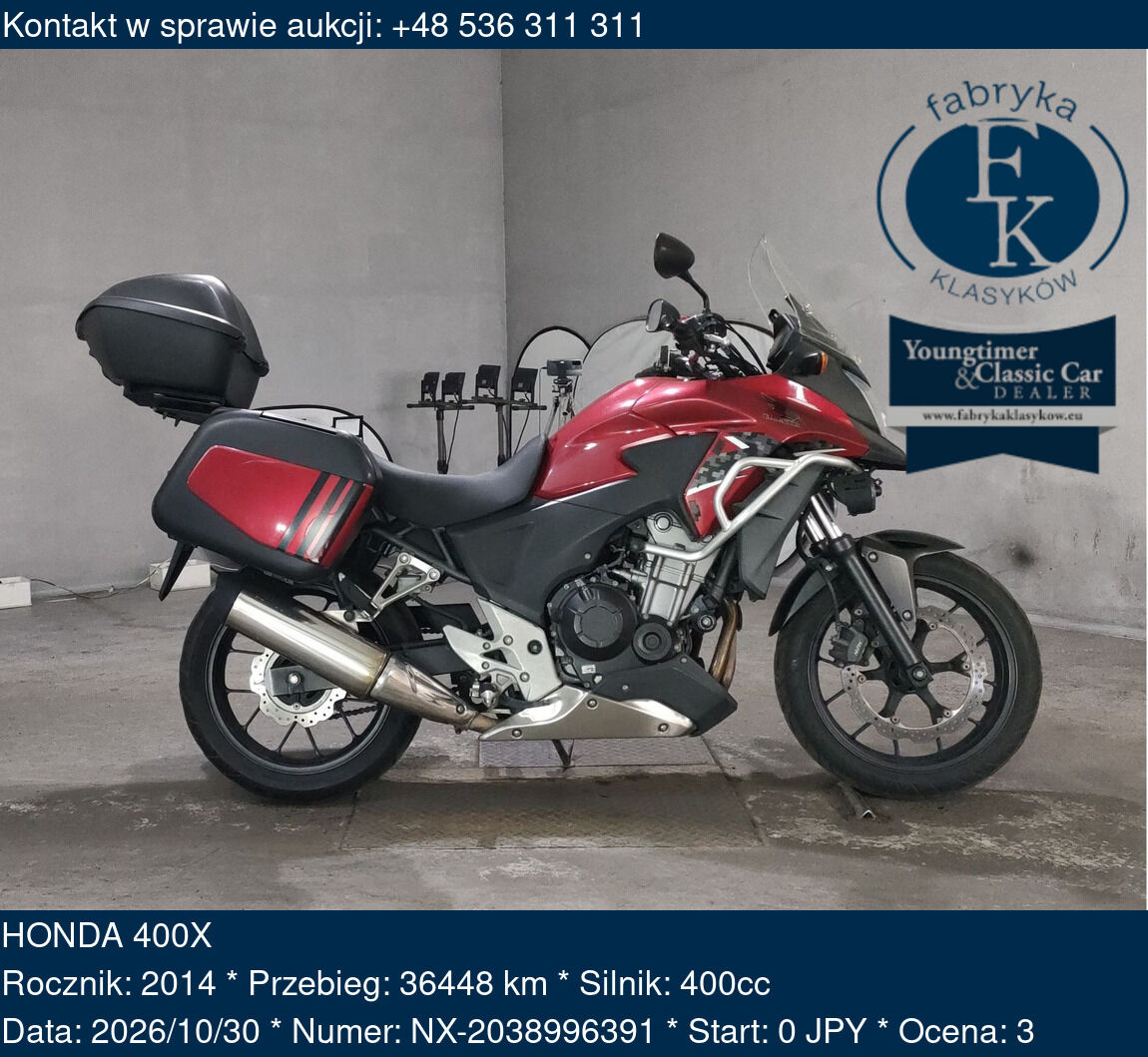 HONDA 400X 2014 - zdjęcie 2