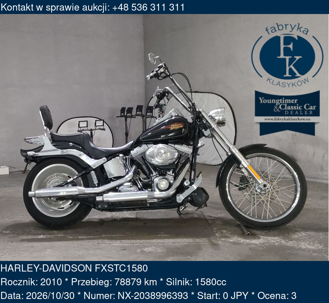 HARLEY-DAVIDSON FXSTC1580 2010 - zdjęcie 2