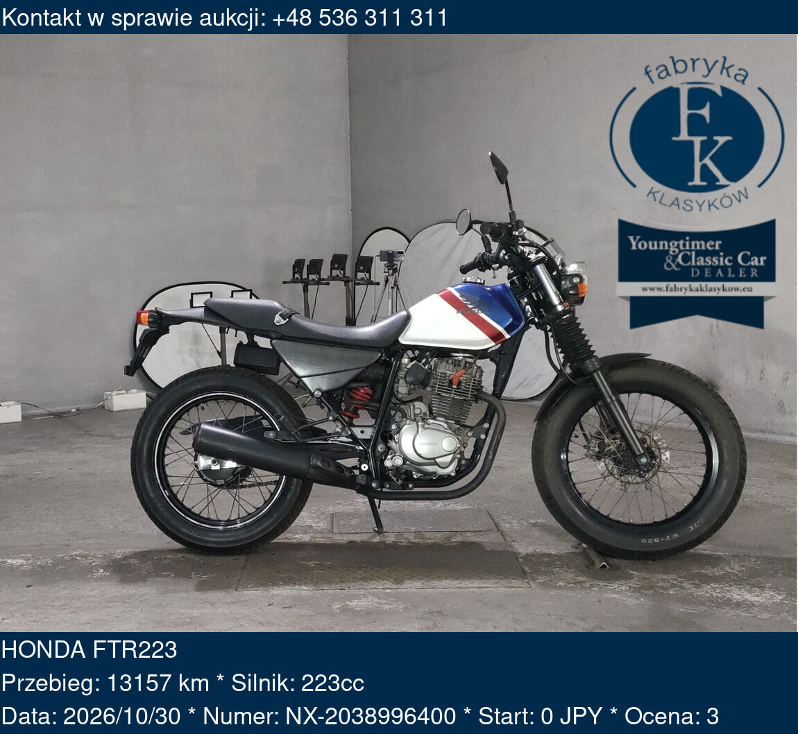 HONDA FTR223  - zdjęcie 2