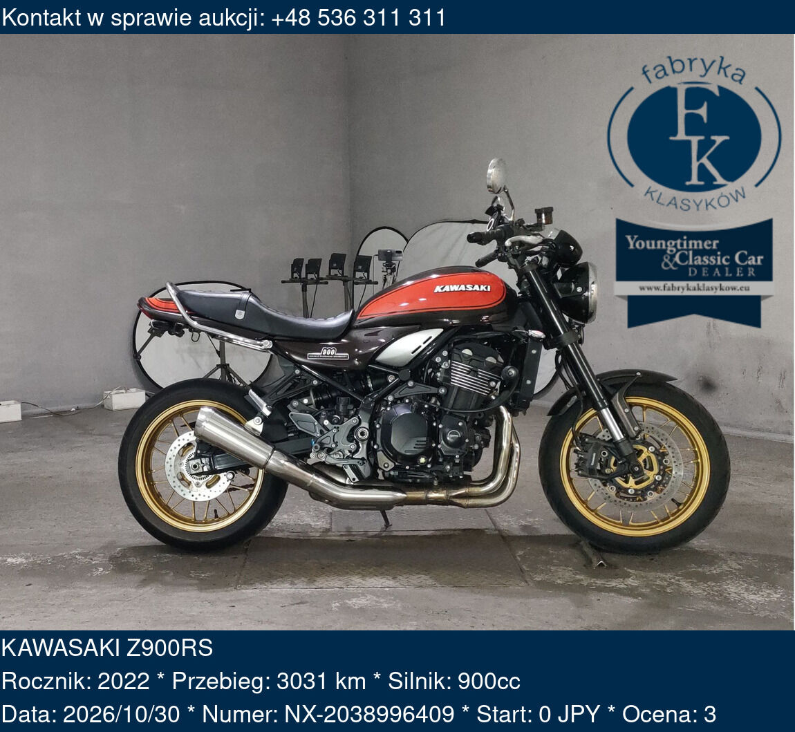KAWASAKI Z900RS 2022 - zdjęcie 2