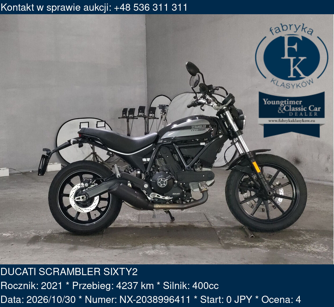 DUCATI SCRAMBLER SIXTY2 2021 - zdjęcie 2