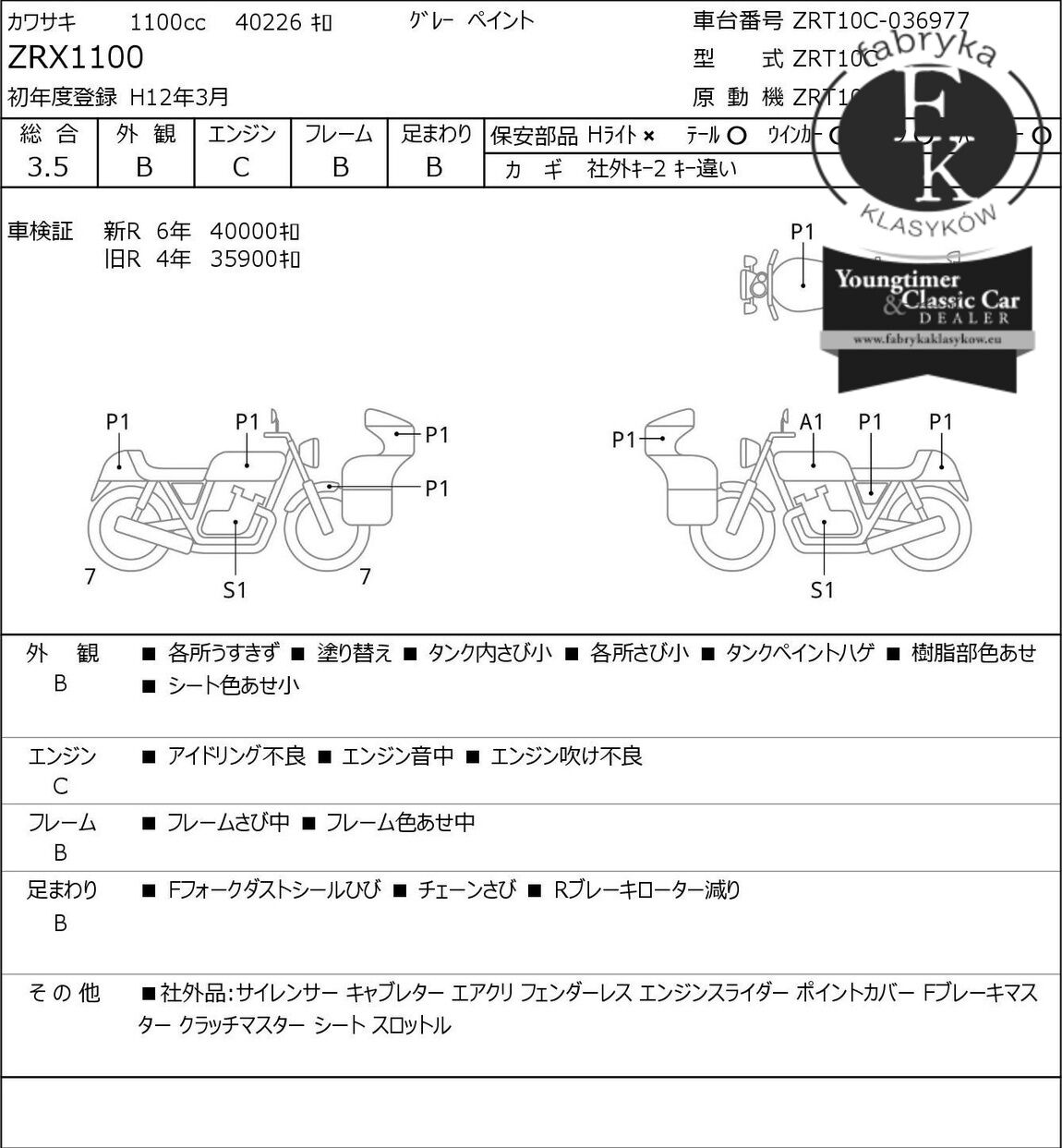 KAWASAKI ZRX1100 2000 - zdjęcie 7