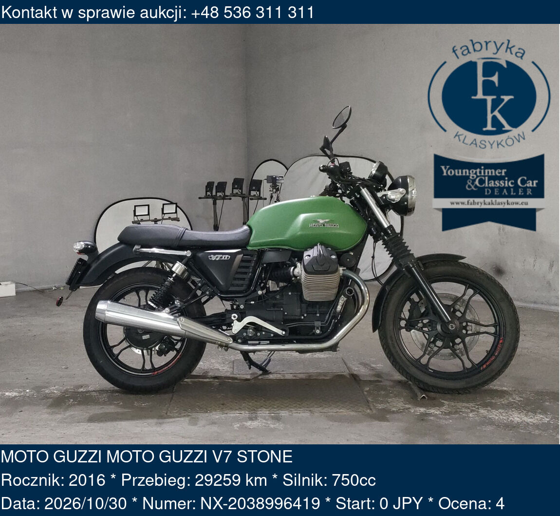 MOTO GUZZI MOTO GUZZI V7 STONE 2016 - zdjęcie 2
