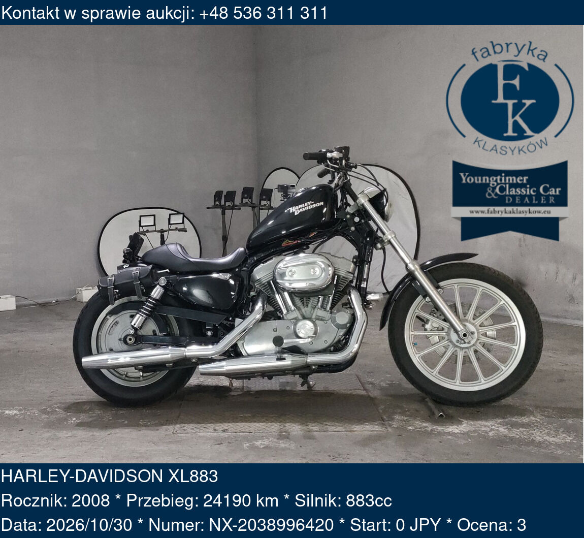 HARLEY-DAVIDSON XL883 2008 - zdjęcie 2