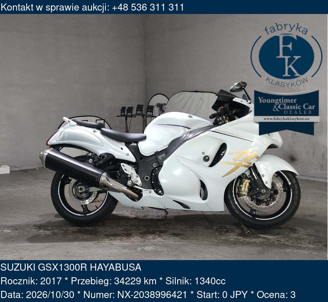 SUZUKI GSX1300R HAYABUSA 2017 - zdjęcie 2