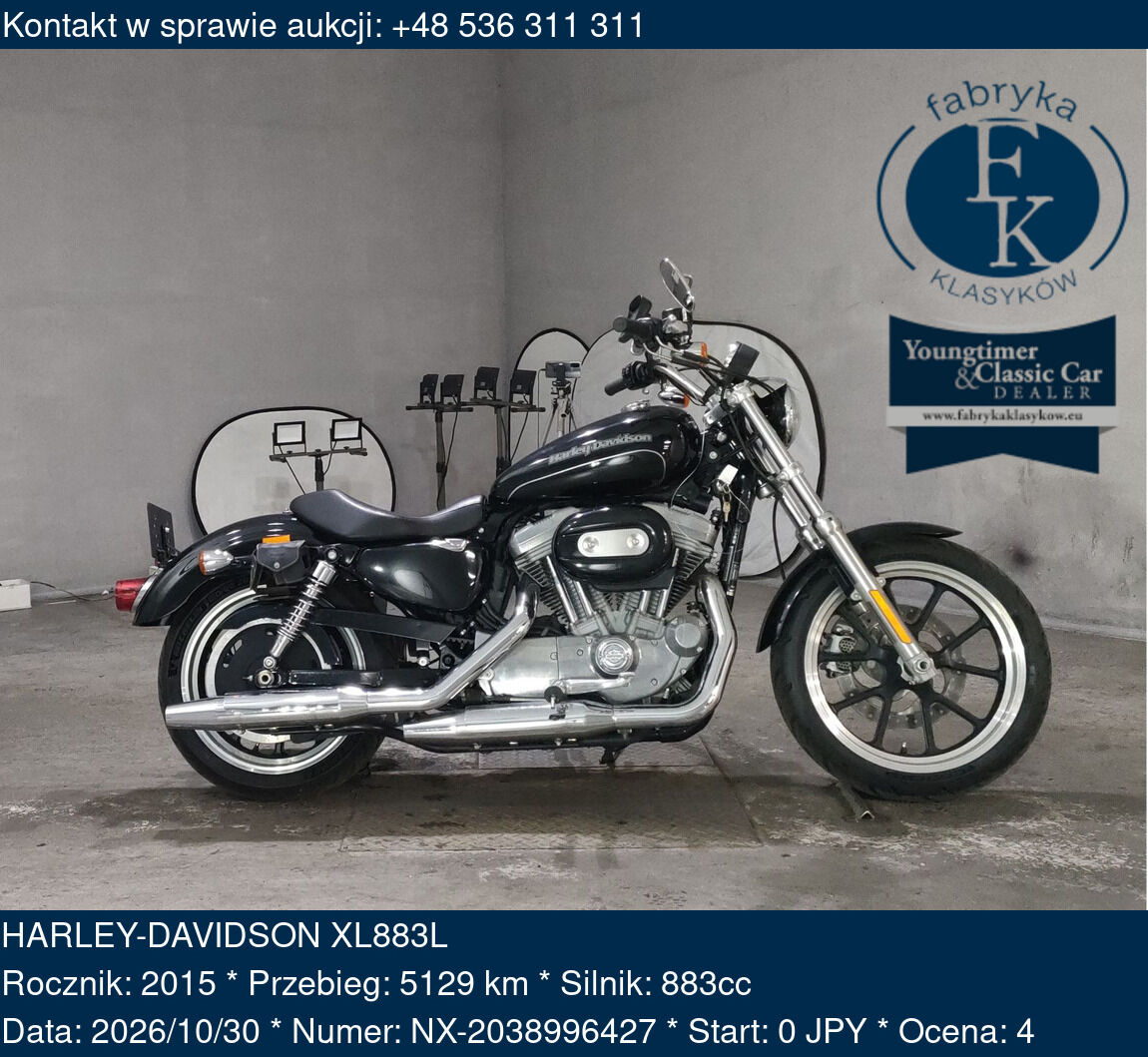 HARLEY-DAVIDSON XL883L 2015 - zdjęcie 2