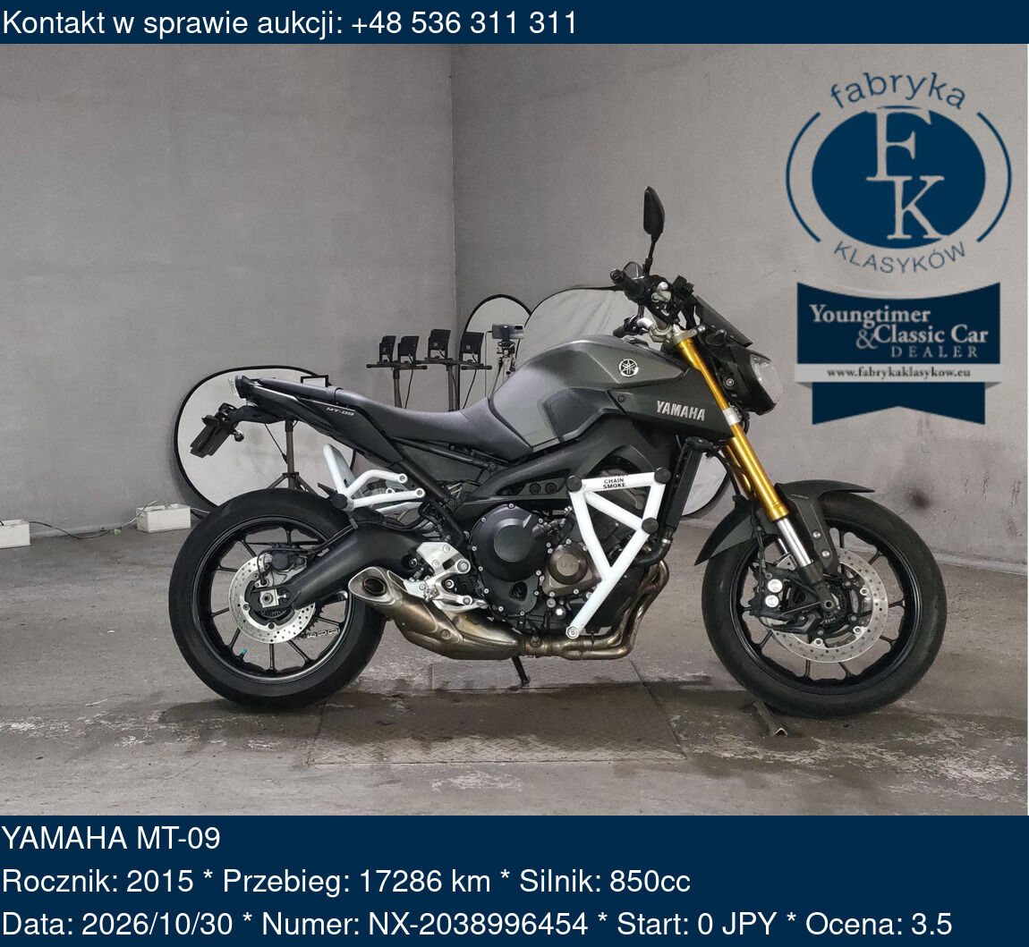 YAMAHA MT-09 2015 - zdjęcie 2