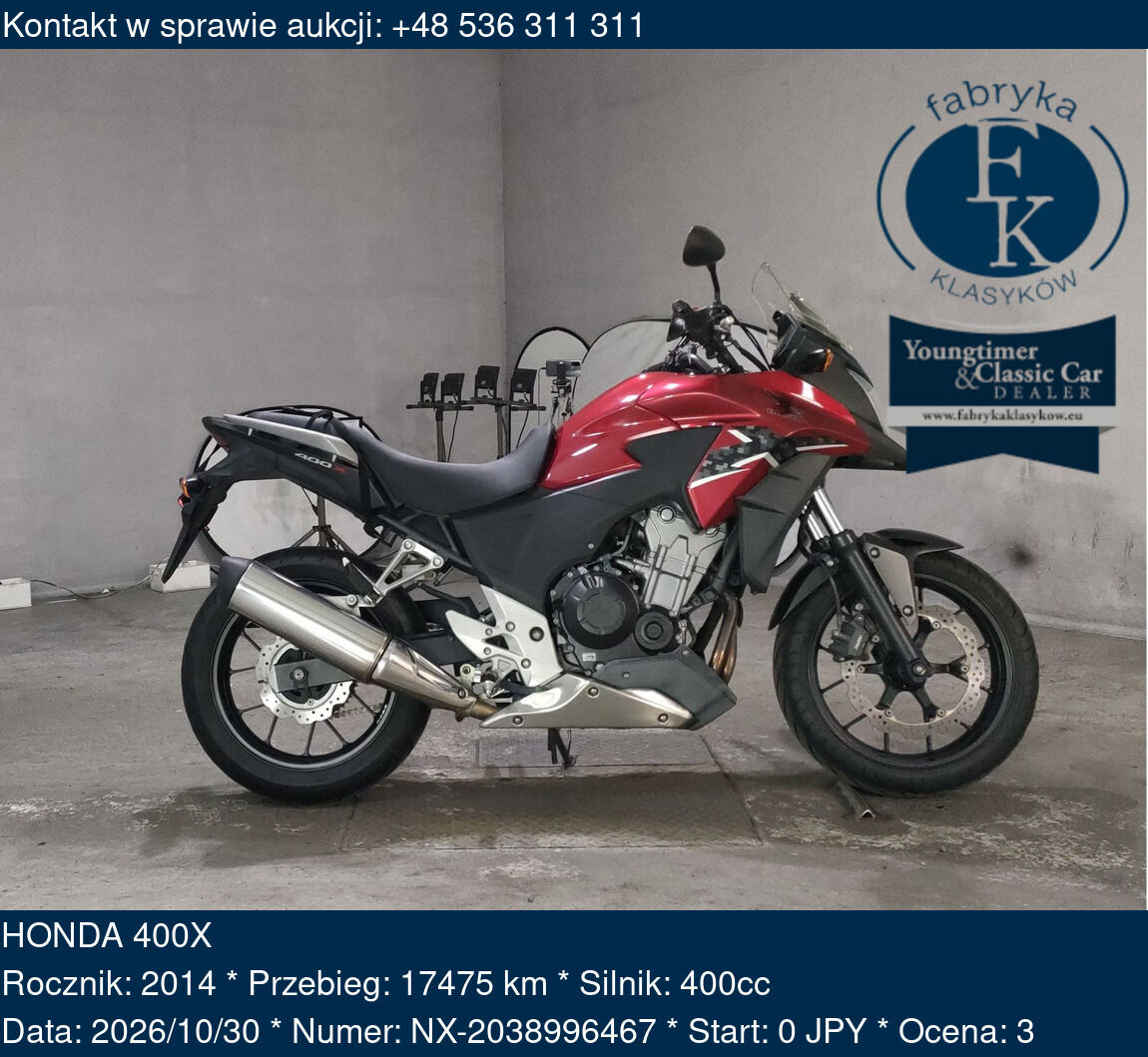HONDA 400X 2014 - zdjęcie 2